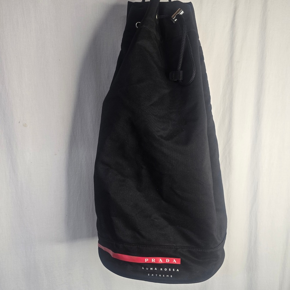 Prada Luna Rossa Extreme Duffle Bag Unisex OS Black Polyester Sport Luxury Tech